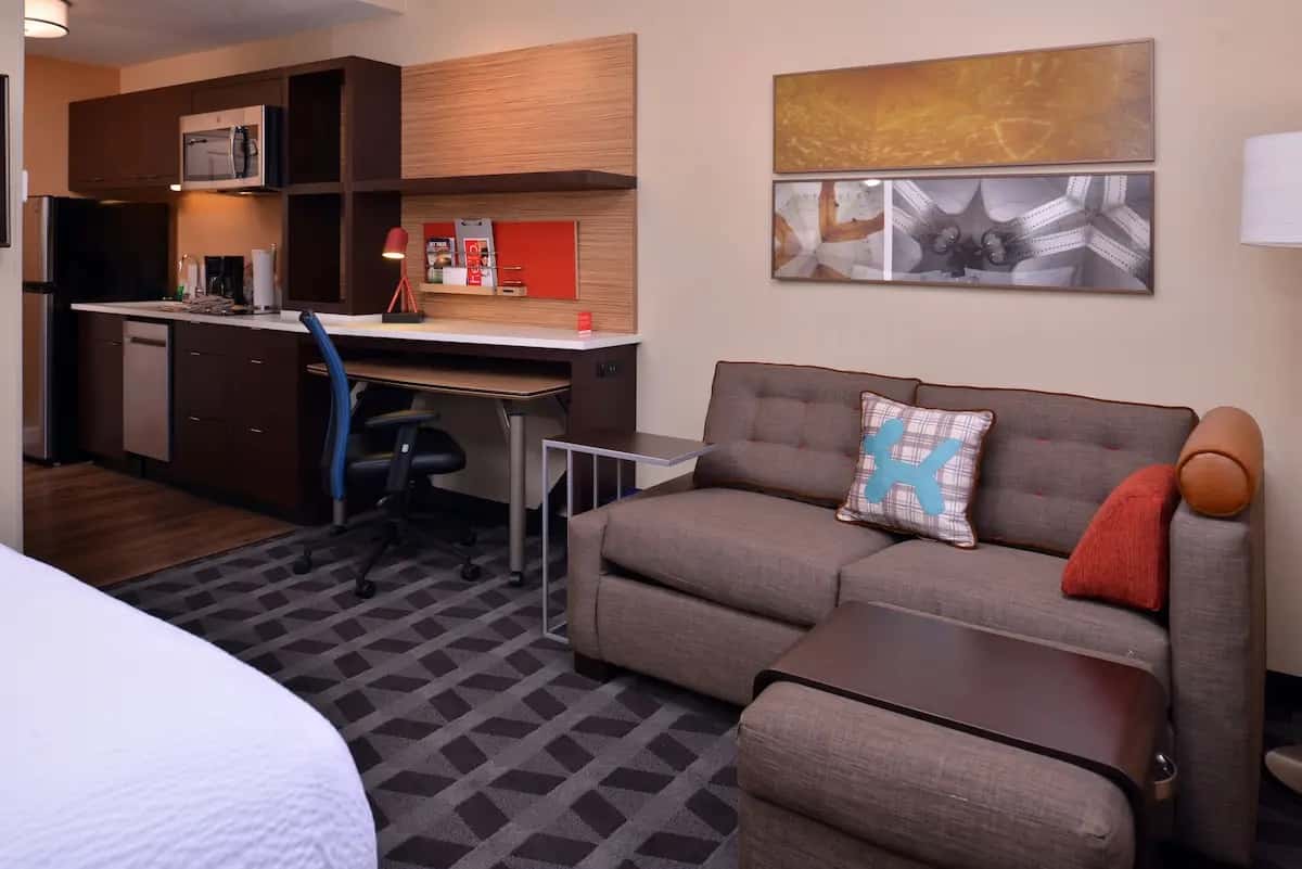 TownePlace Suites by Marriott St. Louis Chesterfield in Chesterfield, MO, listed as in-room kitchen