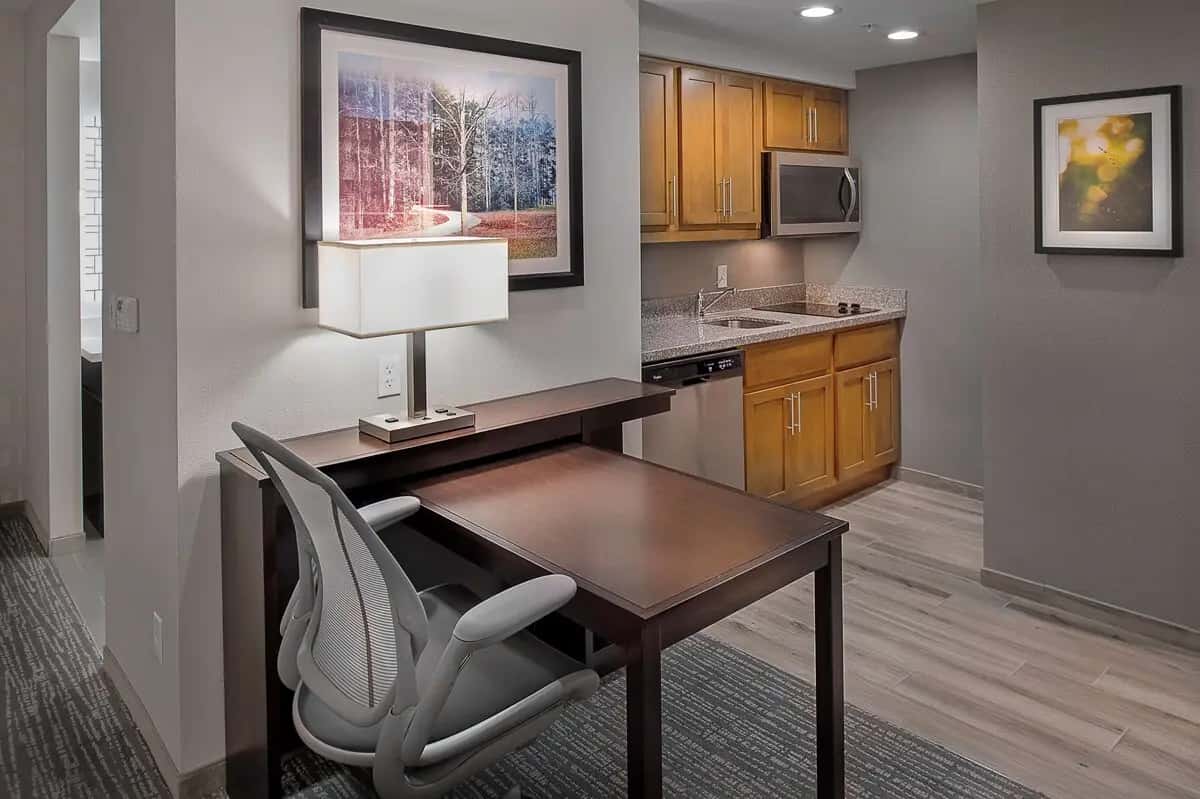 Homewood Suites by Hilton St. Louis Westport in Maryland Heights, MO, listed as in-room kitchen